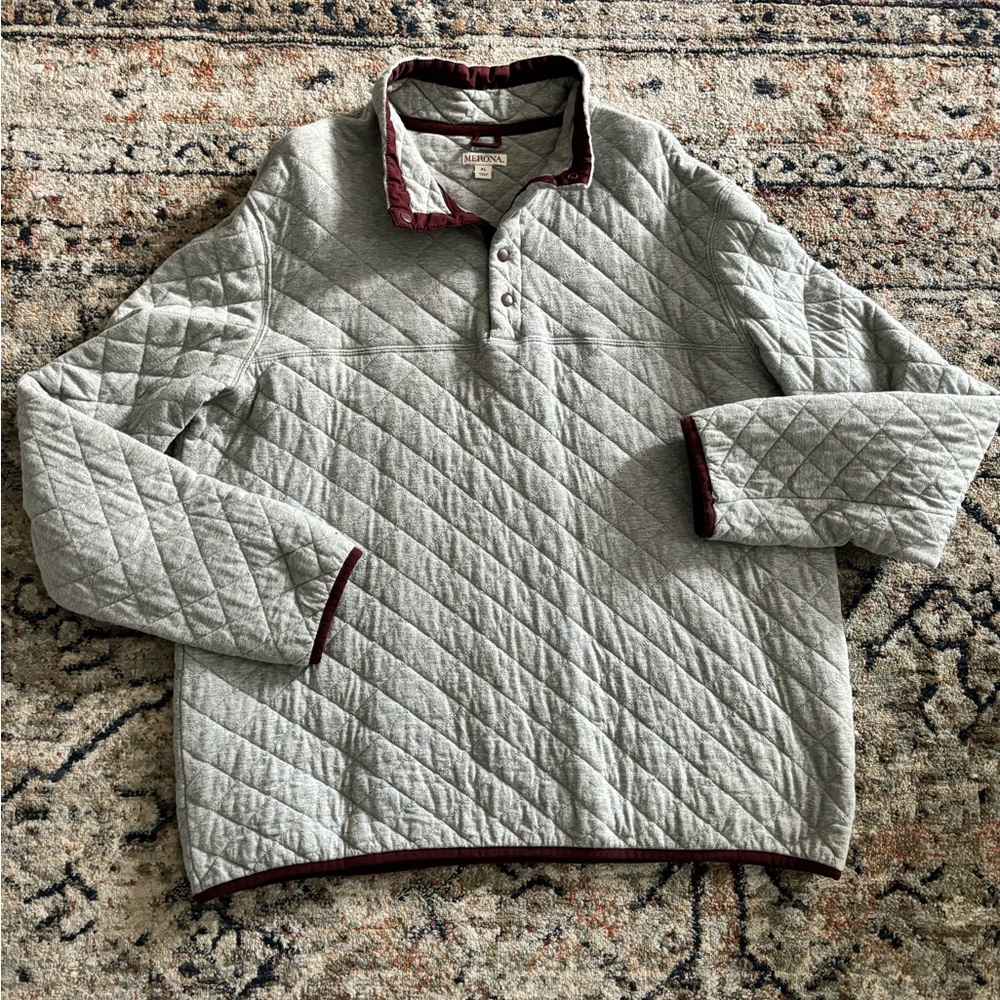 Men’s Quilted Pullover